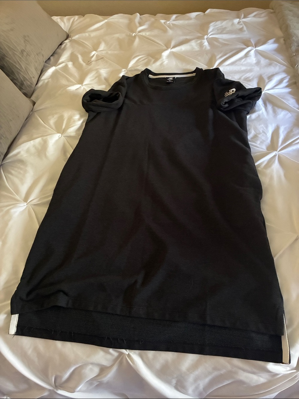 New Balance Black Short Sleeve Crewneck Tee Dress